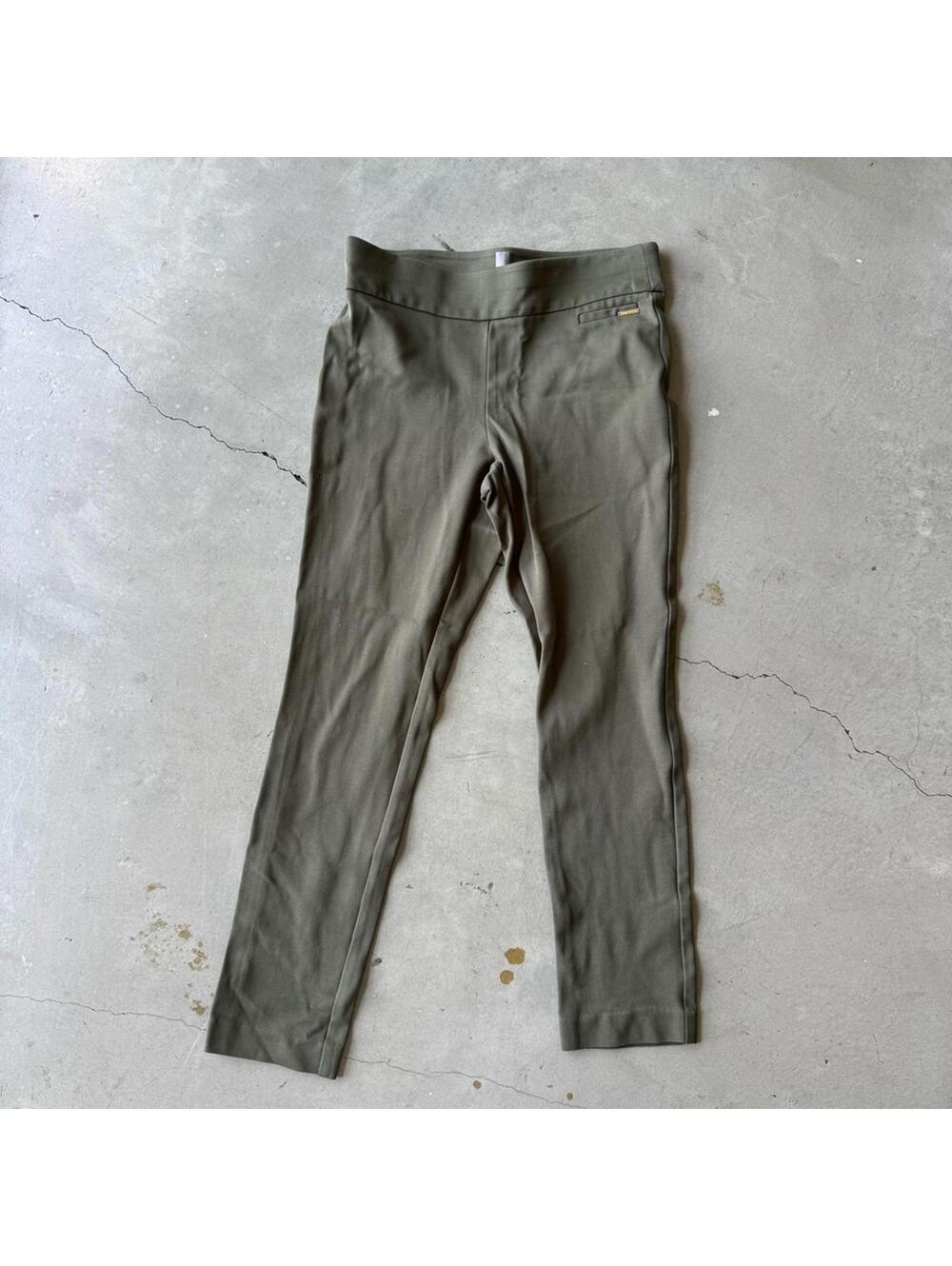 Anne Klein / Womenβs Stretch Pants Leggings / Olive